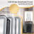Chrisna Led Metal Oversized Full Length Mirror Wall Mirror Hanging Or Leaning With Stand-104508035