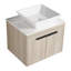 Meuble-lavabo à fixation flottante avec lavabo Malwae