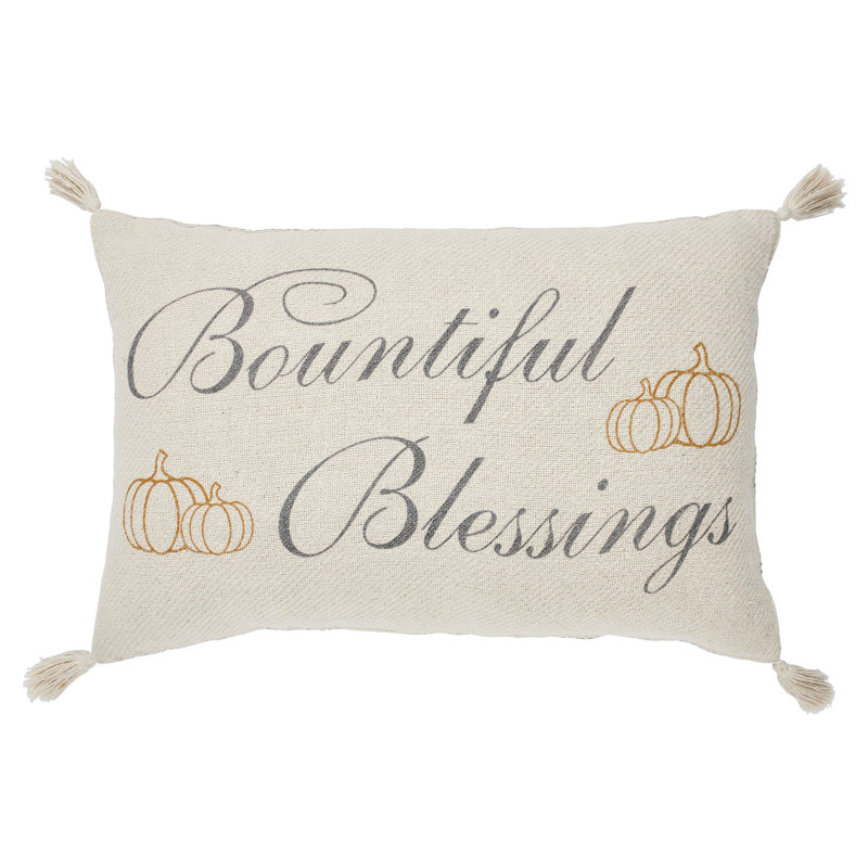 Coussin 14 pi 22 po Harvest Blessings