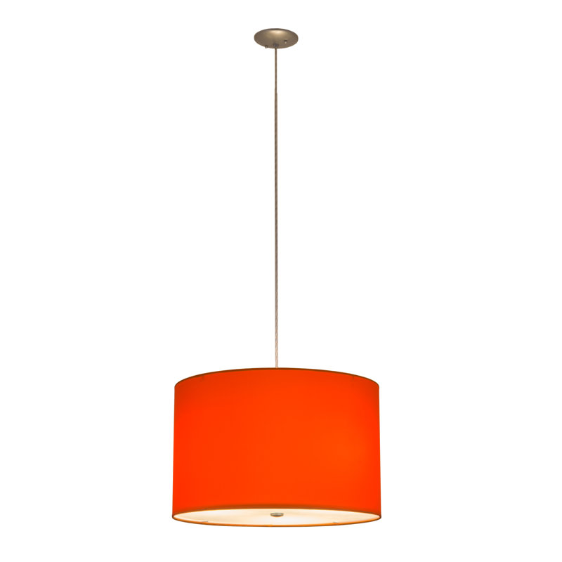 Cilindro Play 3 - Light Chandelier, 136" H x 22" W x 22" D, Red