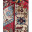 Tapis unique noué à la main Serapi - rose, 9 pi 0 po x 11 pi 10 po