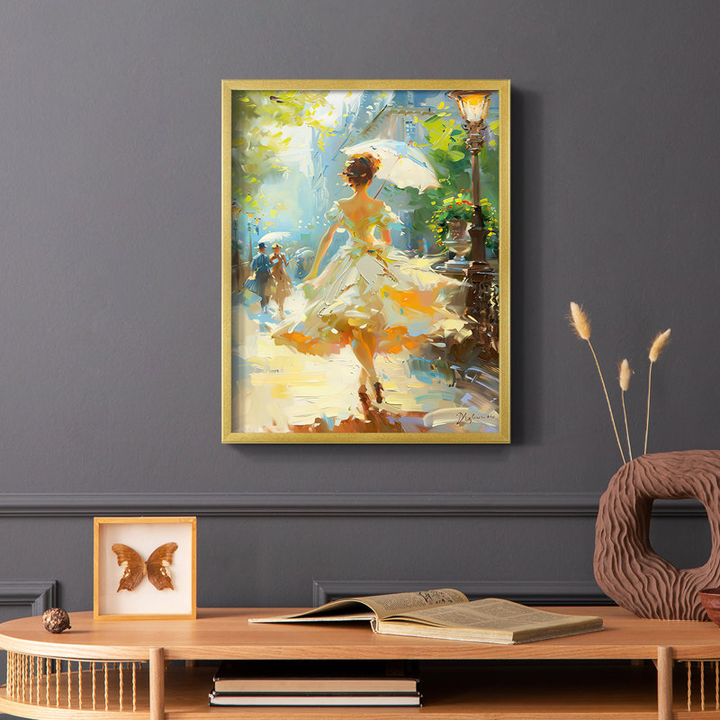 "WOMEN Series DCCL XXXVII" par J Paul, Or, H 11 po x l 9 po
