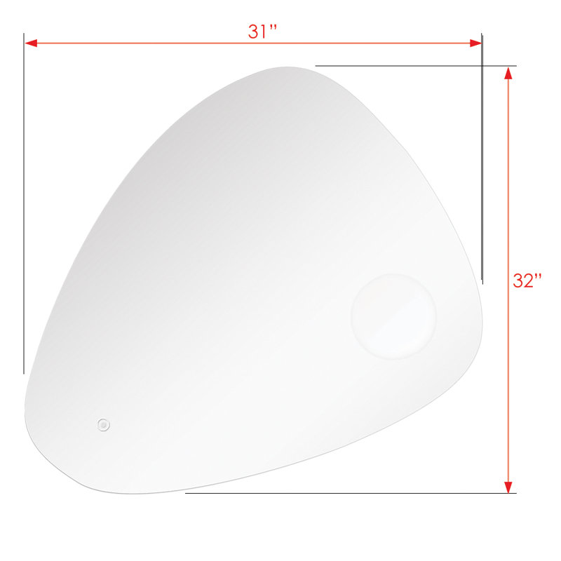 Sharpe Flat Wall Mirror