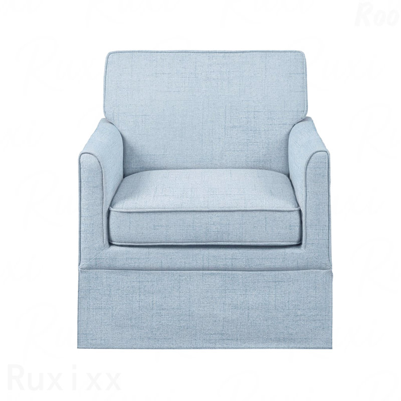 Fauteuil Accent For Cozy Living, Bleu clair