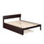 Lit plateforme avec lit gigogne en bois massif Farrah de Three Posts ™-72548243-49622934