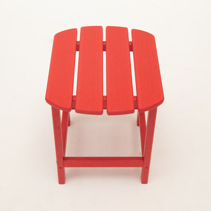 Table d'appoint en PEHD 18 po LuXeo Corona, Rouge