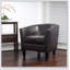 CHAISE CLUB Simple et moderne, base solide, rembourrée et épaisse