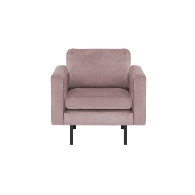 Jacquoline Upholstered Armchair, Powder Pink