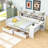 Wooden Daybed with Storage Shelves and Study Desk-566129642-566129643