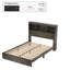 Ensemble de chambre à coucher 4 pièces, table de chevet incluse-703594458