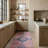 Davin Machine Washable Pink/Blue Rug-1859138154