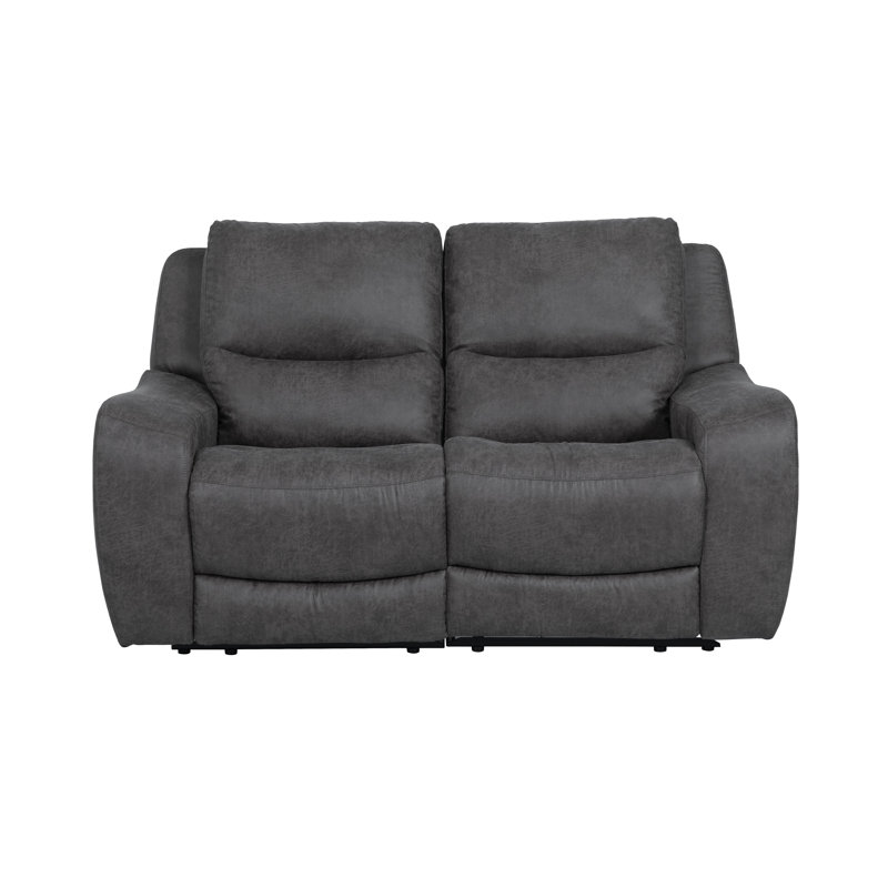 Causeuse inclinable électrique Partida, Gris foncé