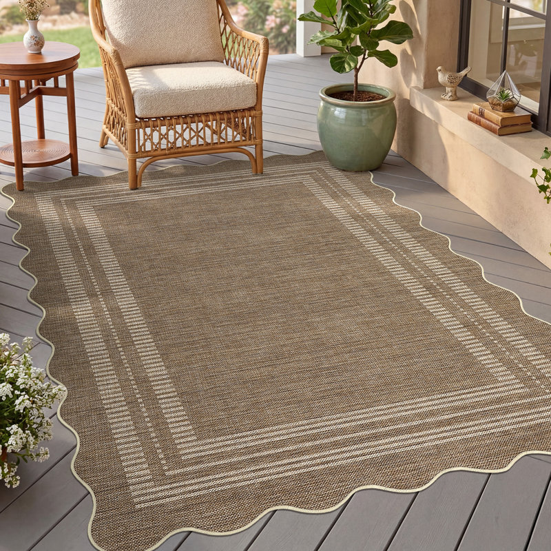 Tapis lavable à la machine doux et antidérapant à poils courts pour tapis de salon, Brun, Rectangle 36 po x 60 po
