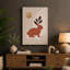 Rabbit and Moon Minimalist - Wrapped Canvas-920198906-920198911