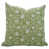 Motif floral vert