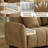 140'' W 6-Piece U-Shaped Tufted Boucle Modular Sectional-1720218939