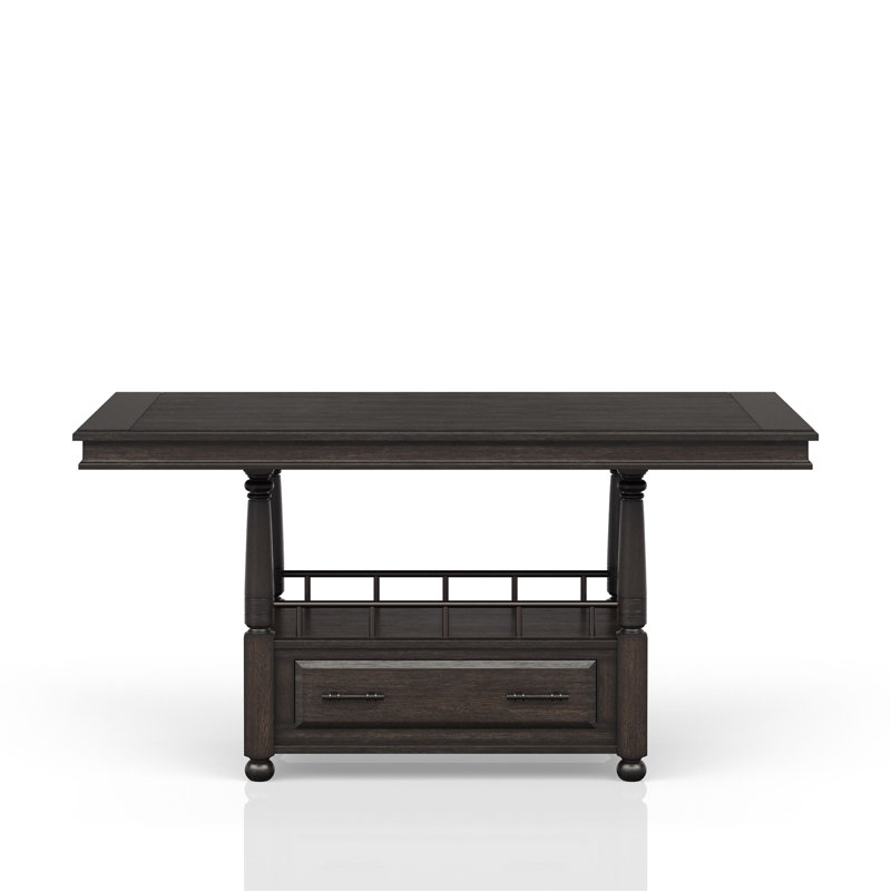 Deep Coffee Counter Height Dining Table