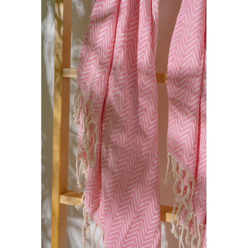 Luxueuse serviette de plage 100% coton Fouta, 39,4 po x 70,9 po | Doux et léger, 7,9 oz / pied carré | Idéal pour la plage, la piscine et le spa | Séchage rapide, entretien facile - lavage délicat à 104 ° F, séchage par culbutage à basse température