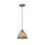 8" Wide Tiffany Fishscale Mini Pendant