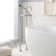 Sebastian Floor Mounted Tub Faucet with Cross Handles