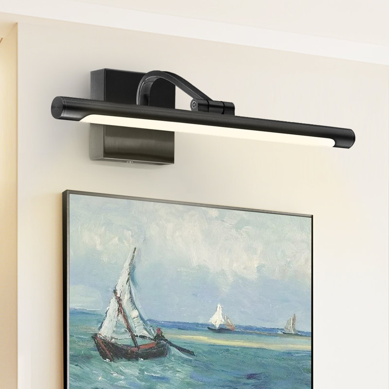 Lampe à DEL 1 lumière à intensité variable avec température de couleur réglable (3000K / 4000K / 5000K), Noir mat