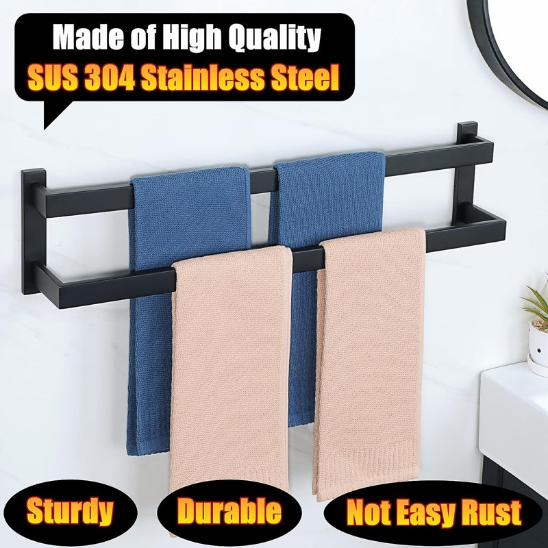 20'' 2 Wall Towel Bar