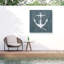 Toile d'extérieur Grace Popp «Nautical Plank IV»-87946056