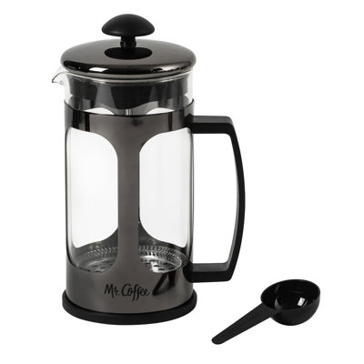 Cafetière à piston en acier inoxydable Mr. Coffee