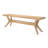Muhsina Cross Leg Dining Room Bench (60in / 1520mm)-2005366688