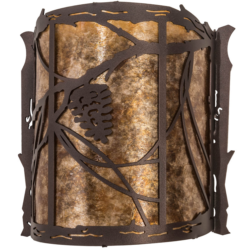 Wilder Steel Flush Mounted Sconce