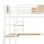 Lit mezzanine avec bureau et armoire-398663606