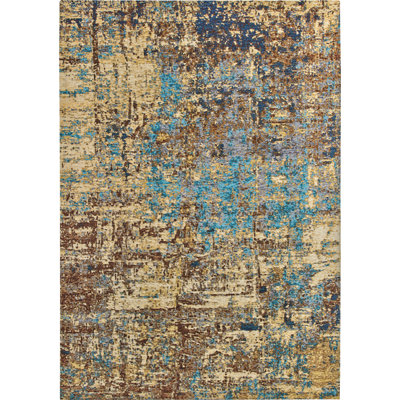 Aneesah Abstract Flat Weave Area Rug
