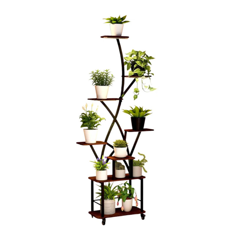 Présentoir à plantes à 8 niveaux