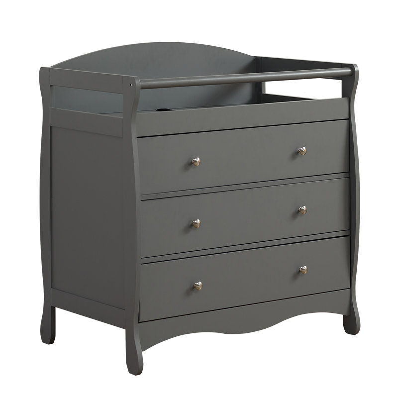 Commode à langer Eli, gris