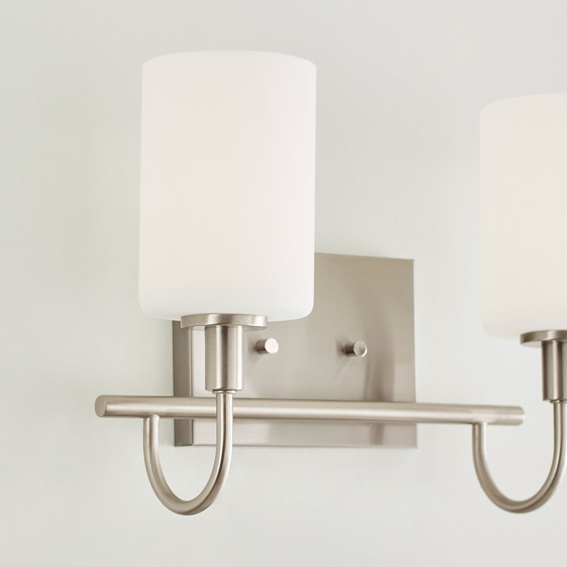 Two Light Wall / Bath, Brushed Nickel