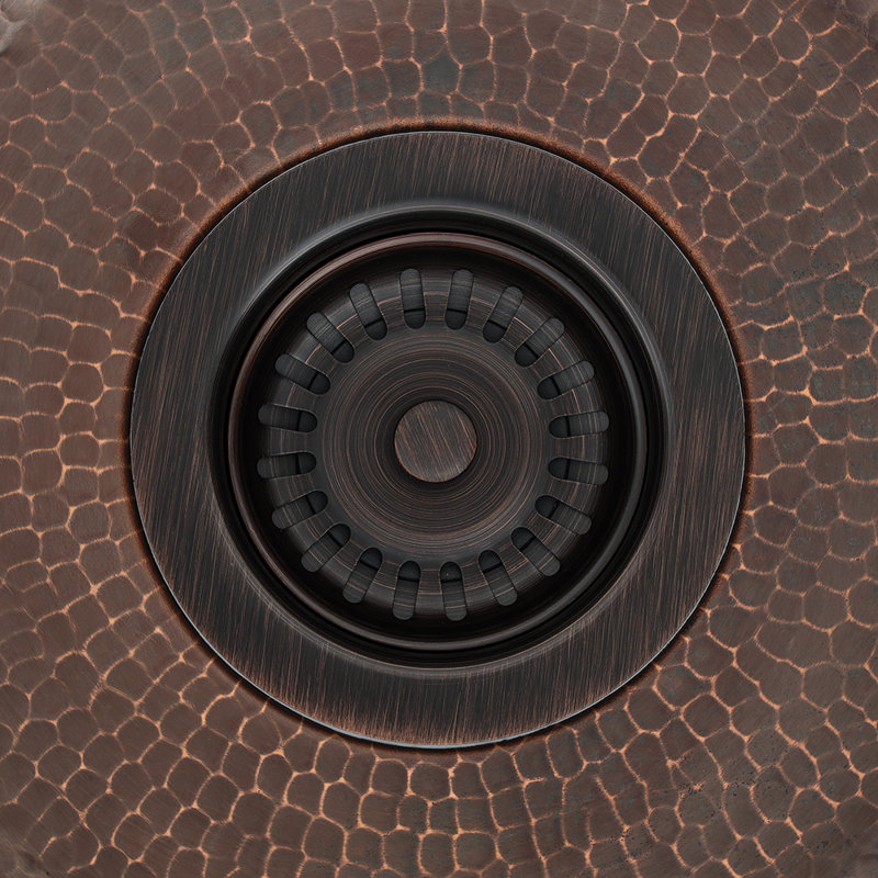 3.5" Kitchen, Prep, Bar Basket Strainer Drain - Oil Rubbed Bronze