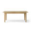 Ensemble de table de salle à manger extensible moderne avec chaises rembourrées pivotantes à 360 °-144070905-144070886