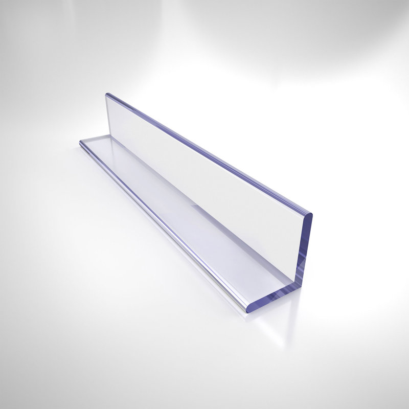 L-Strike Door Sweep, 0.56" H x 0.5" W x 96" D
