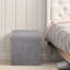 Ensemble de 3 bancs de rangement avec repose-pieds de 15 pouces avec couvercle - repose-pieds rembourré avec rangement caché pour le salon, la chambre à coucher, le vestibule, le dortoir et le petit appartement-2016005529