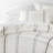Duvet Cover Set Patterned Microfiber Ultra Soft Bedding in Natural Geo Lines-105813892