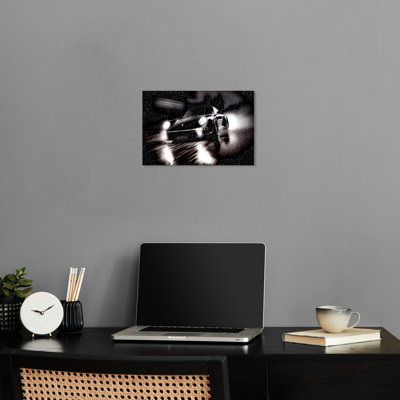 «Night Run Racing Car Print Man Cave» par Notoriart