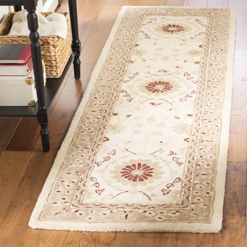 Tingley Hand Tufted Wool Pile Oriental Rug, Runner 2'3" x 8'