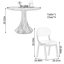 Table ronde noire exquise de style français-1021411901-1021411872