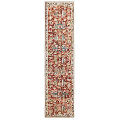 Omaque Hand Knotted Wool Southwestern Area Rug