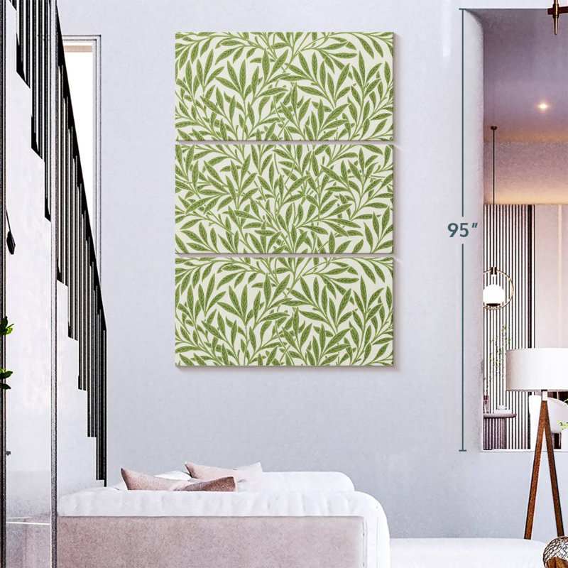 Kerner Willow Pattern, 74" H x 48" W