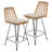Chateau Wicker Outdoor Stool with Cushion-610767072
