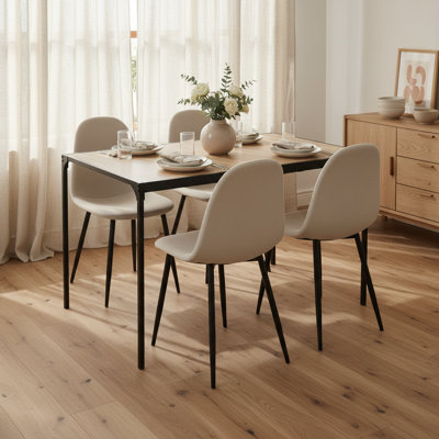Milliken Oak Effect Dining Table