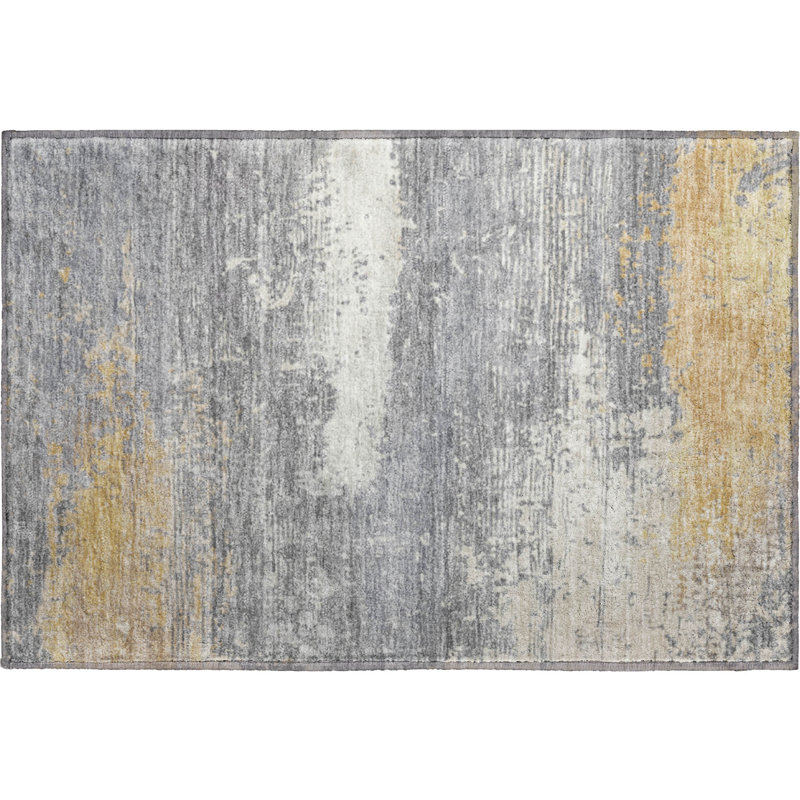 Premium Machine Washable Otte AMF1777 Modern Rug, Rectangle 1'8" x 2'6"