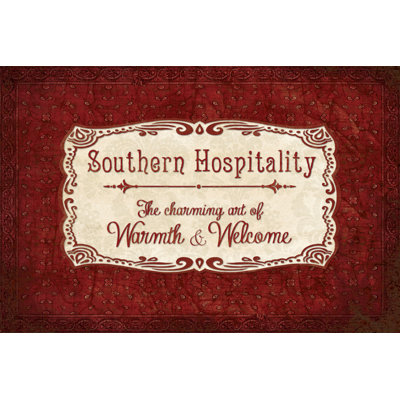 Southern Hospitality - Wrapped Canvas Print
