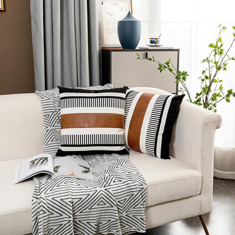 Housses de coussin Farmhouse pour canapé